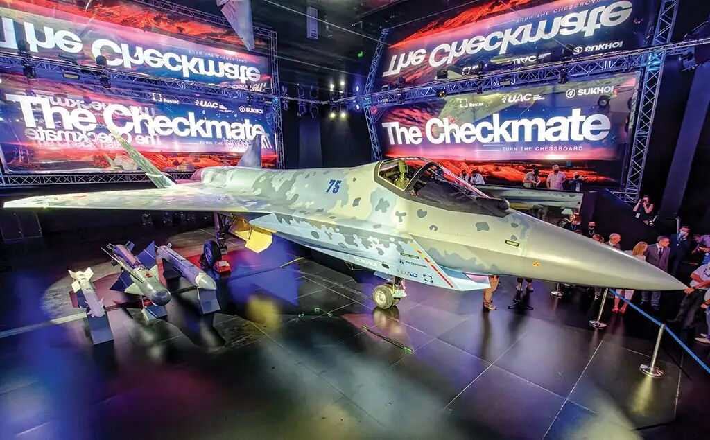 苏-75节点再更新,预计2026年首飞,依然挑战重重 俄罗斯苏-75与苏-57并排停放 苏-75节点再更新,预计2026年首飞,依然挑战重重 俄罗斯苏-75与苏-57并排停放