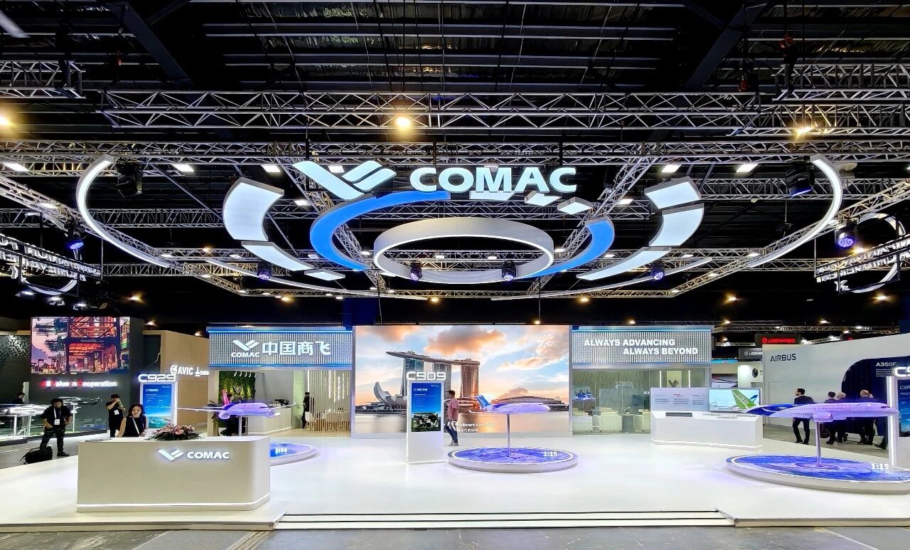 中国商飞多款机型亮相2026年新加坡航展