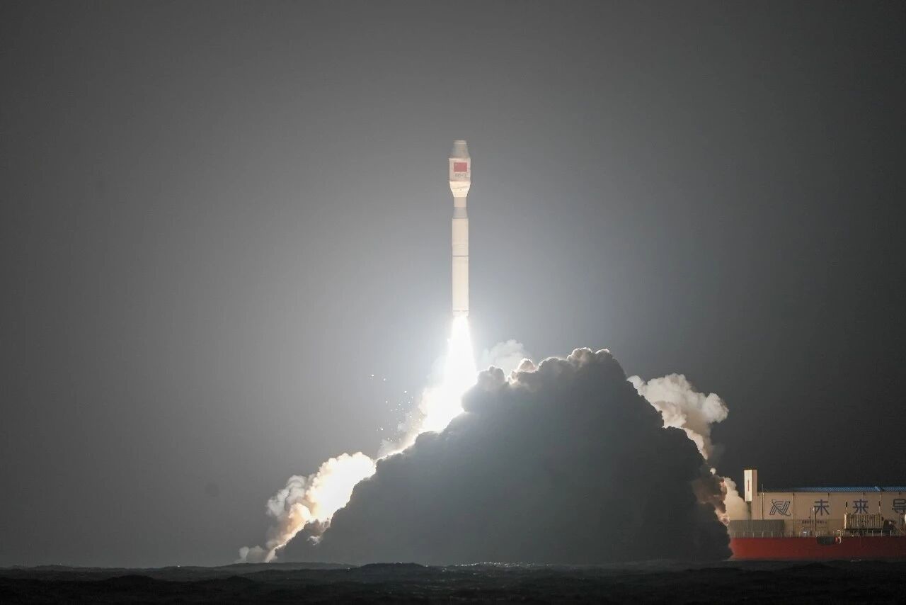 海上传捷报!捷龙三号火箭成功发射卫星互联网技术试验卫星 海上传捷报!捷龙三号火箭成功发射卫星互联网技术试验卫星